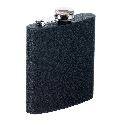 Фляга S.Quire 0,18 л Black Ice сталь черная