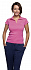 Рубашка поло женская без пуговиц Pretty 220, ярко-розовая - Фото 4