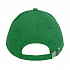 Бейсболка "Premium S", 5 клиньев, металлическая застежка;ярко-зеленый;100% хлопок;плотность 350 г/м2 - Фото 3