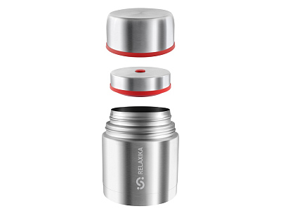 Термос для еды Relaxika 301 в чехле, 500 мл