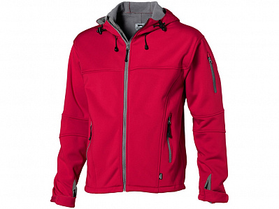 Куртка софтшел Match мужская (Красный/серый)