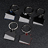 Брелок TONER HAUS; 4,1 x 3,7 x 0,5 см; черный, металл/пластик; лазерная гравировка - Фото 3