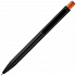 Ручка шариковая Chromatic, черная с оранжевым - Фото 3
