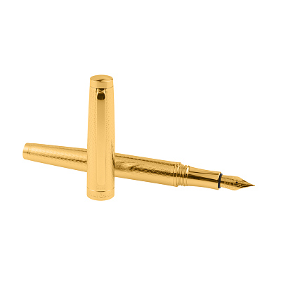 Ручка перьевая Pierre Cardin GOLDEN. Цвет - золотистый.Упаковка B-1