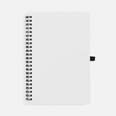 Блокнот на пружине Stone Line, белый