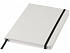 Блокнот А5 Spectrum с белой обложкой и цветной резинкой - Фото 1