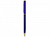 Ручка металлическая шариковая Жако с серебристой подложкой - Фото 3