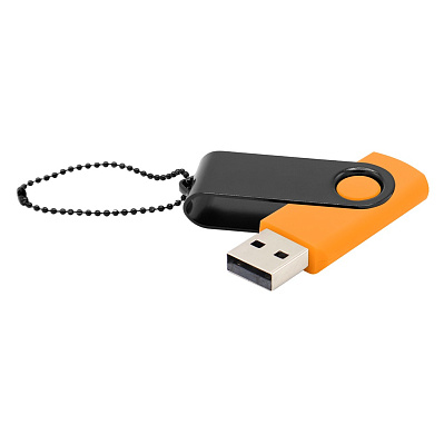 Флешка Designer To Go 2.0 USB 16Gb  (Оранжевый/черный)