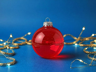  Стеклянный елочный шар Frozi