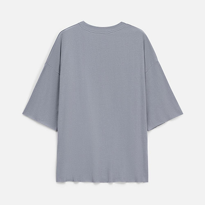 Футболка унисекс оверсайз T1, серая