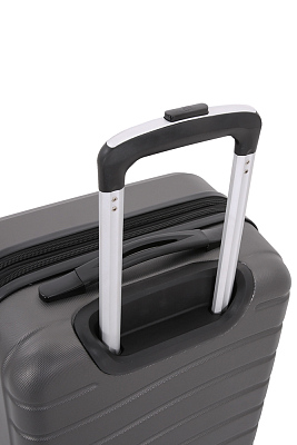 Чемодан SWISSGEAR ALVERSTONE, серый, AБC-пластик, 51,5 x 31 x 77 см, 96 л