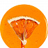 Леденец Lollifruit, оранжевый с апельсином - Фото 3