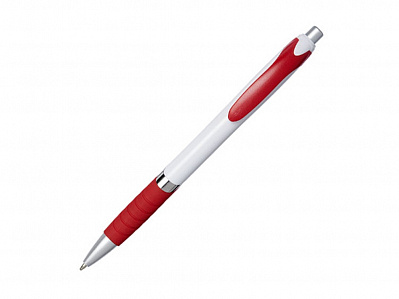 Ручка пластиковая шариковая Turbo (Белый/красный)