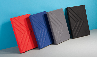 Ежедневник недатированный "Тоскана" с 3d-обложкой, формат А5, красный