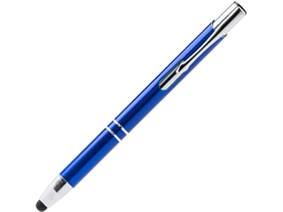 Ручка-стилус металлическая шариковая KRUGER (Королевский синий)