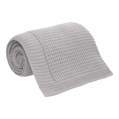 Плед Malta Soft вязаный, 160*90 см, серый