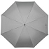 Зонт-трость Manifest со светоотражающим куполом, серый - Фото 3