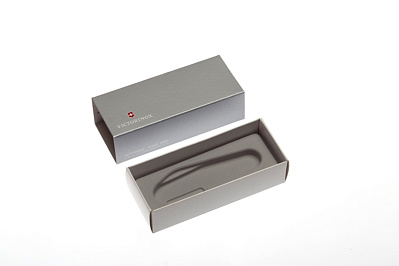 Коробка для ножей VICTORINOX 91 мм толщиной 6-7 уровней (1.6795 1.7775.T) картонная серебристая