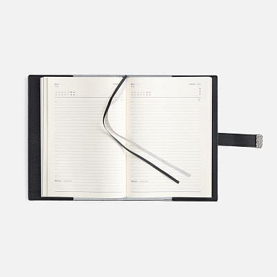 Ежедневник Repute, недатированный, черный