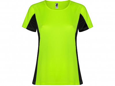 Спортивная футболка Shanghai женская (Неоновый зеленый/черный)