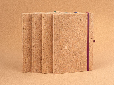 Блокнот Corkfolio, красный