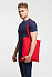 Холщовая сумка Basic 105, красная - Фото 4