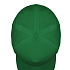 Бейсболка "Fortuna", 5 клиньев,  застежка на липучке, зеленый, 100% полиэстер, плотность 140 г/м2 - Фото 4