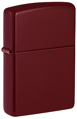 Зажигалка ZIPPO Classic с покрытием Merlot, латунь/сталь, бордовая, глянцевая, 38x13x57 мм