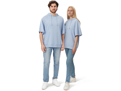 Худи оверсайз с коротким рукавом Warsaw унисекс