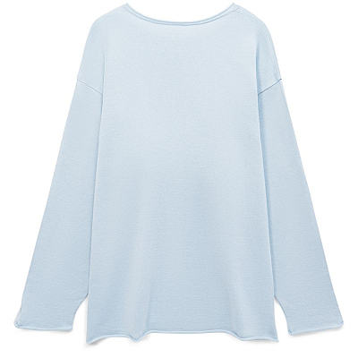 Лонгслив унисекс Siluetti Fuori, светло-голубой