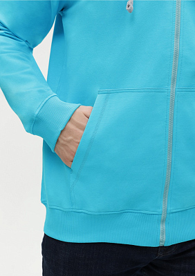 Толстовка мужская STAN с капюшоном на молнии футер без начёса 260, 61