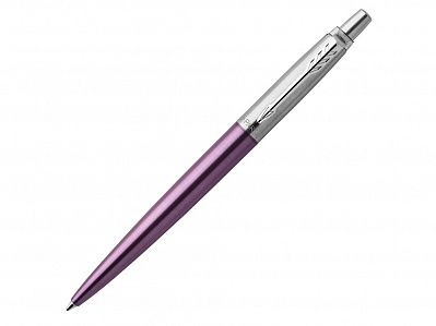 Ручка шариковая Parker Jotter Victoria (Серебристый, фиолетовый)