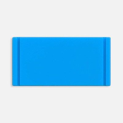 Лейбл из ПВХ Dzeta, XS  (Голубой)