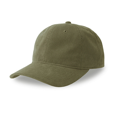 Бейсболка CREEP-S, 6 клиньев, металлическая застежка (Оливковый)