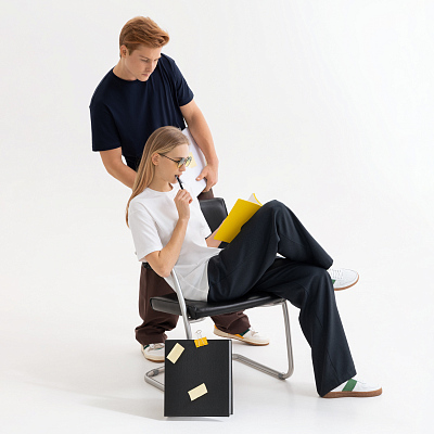 Футболка унисекс KRIS, 150 гр., белая (теплого оттенка), размер L (Белый)