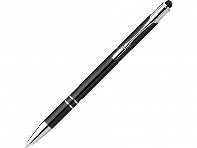 Алюминиевая шариковая ручка GALBA (Черный)
