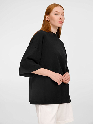 Футболка оверсайз унисекс T9, черная