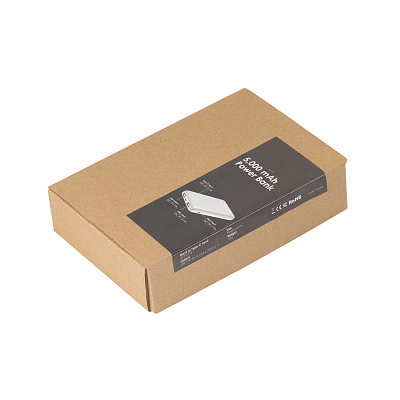 Зарядное устройство "Compact", 5000 mAh, белый, белый