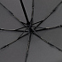 Зонт складной Smooth Move с плавным закрытием, серый - Фото 3