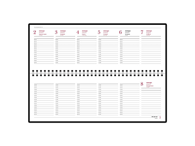 Планинг датированный Sidney Nebraska на 2026 год