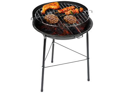 Угольный гриль на ножках Picnic (Чёрный)