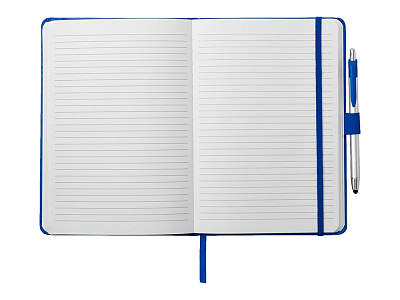 Блокнот A5 Crown с шариковой ручкой-стилусом