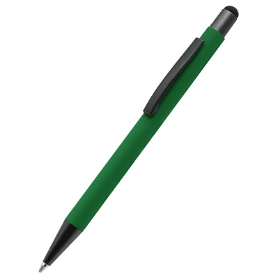 Ручка металлическая Story софт-тач  (Зеленый)