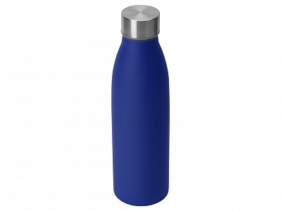 Бутылка для воды из нержавеющей стали Rely, 650 мл (Синий, серебристый)
