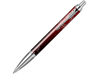 Ручка шариковая Pix Parker IM Royal (Красный, серебристый)
