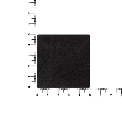 Лейбл кожаный Sinatu, L, черный