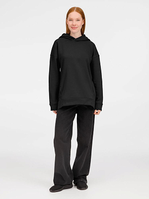 Худи оверсайз унисекс Tolla, черное