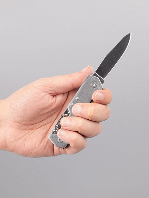 Туристический нож Liten Halp, серебристый