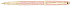 Ручка перьевая Pierre Cardin RENAISSANCE. Цвет - розовый и золотистый. Упаковка В-2. - Фото 1