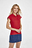 Рубашка поло женская Prescott Women 170, красная - Фото 4